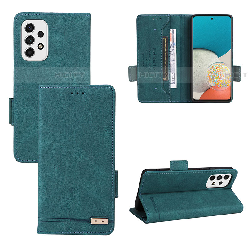 Funda de Cuero Cartera con Soporte Carcasa L11Z para Samsung Galaxy A53 5G