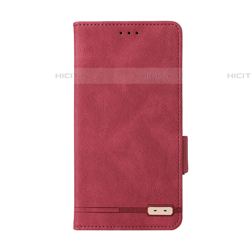 Funda de Cuero Cartera con Soporte Carcasa L11Z para Samsung Galaxy F42 5G Rojo