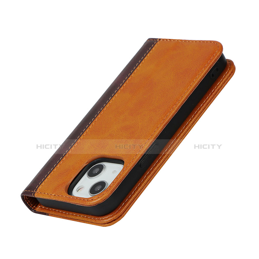 Funda de Cuero Cartera con Soporte Carcasa L12 para Apple iPhone 13 Mini