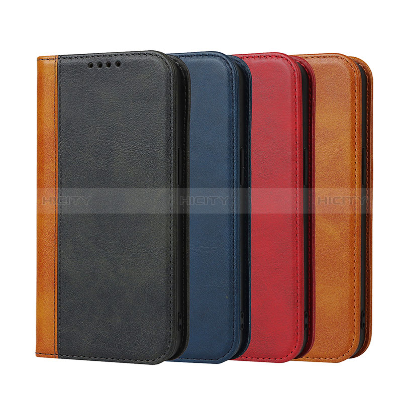 Funda de Cuero Cartera con Soporte Carcasa L12 para Apple iPhone 14 Pro