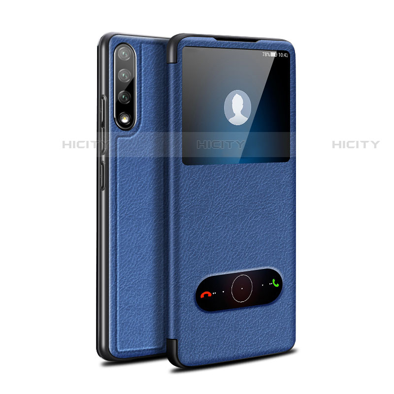 Funda de Cuero Cartera con Soporte Carcasa L12 para Huawei P smart S