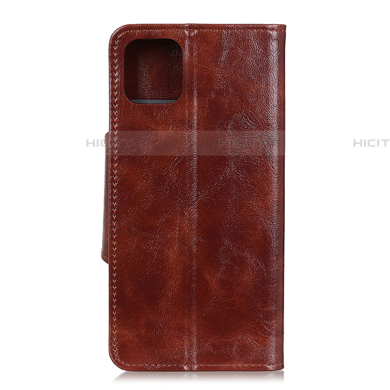 Funda de Cuero Cartera con Soporte Carcasa L12 para Samsung Galaxy A71 5G Marron