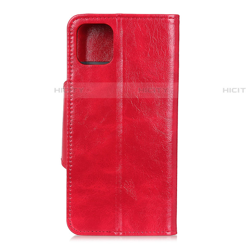 Funda de Cuero Cartera con Soporte Carcasa L12 para Samsung Galaxy A71 5G Rojo