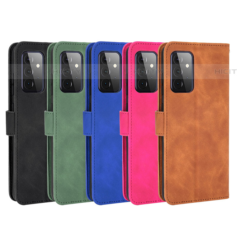 Funda de Cuero Cartera con Soporte Carcasa L12Z para Samsung Galaxy A72 4G