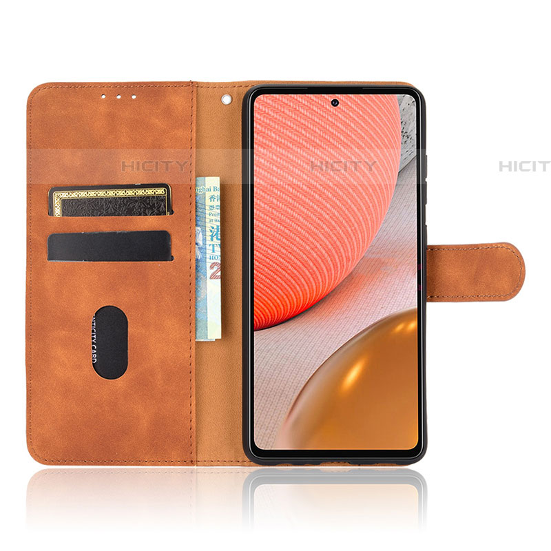 Funda de Cuero Cartera con Soporte Carcasa L12Z para Samsung Galaxy A72 4G