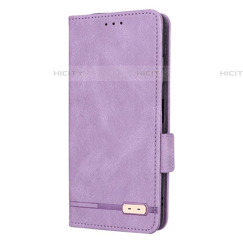 Funda de Cuero Cartera con Soporte Carcasa L12Z para Samsung Galaxy F42 5G Morado