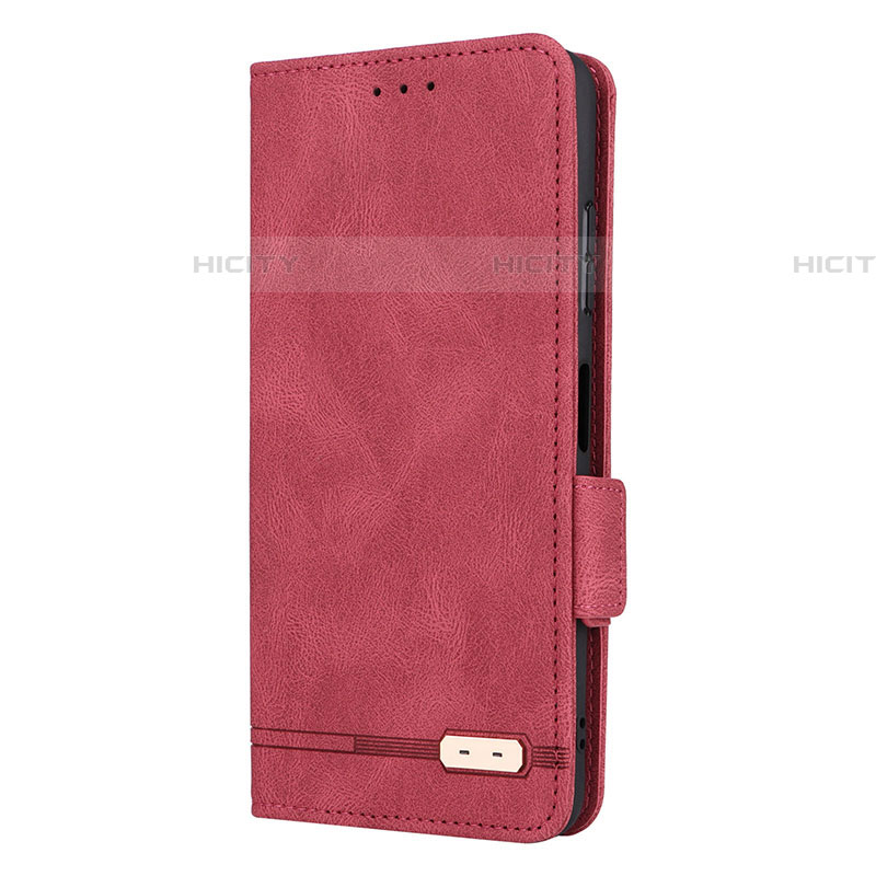 Funda de Cuero Cartera con Soporte Carcasa L12Z para Samsung Galaxy F42 5G Rojo