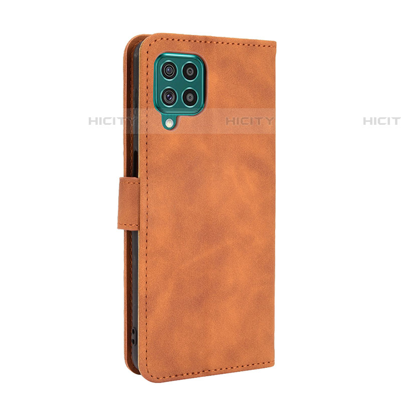 Funda de Cuero Cartera con Soporte Carcasa L12Z para Samsung Galaxy F62 5G Marron