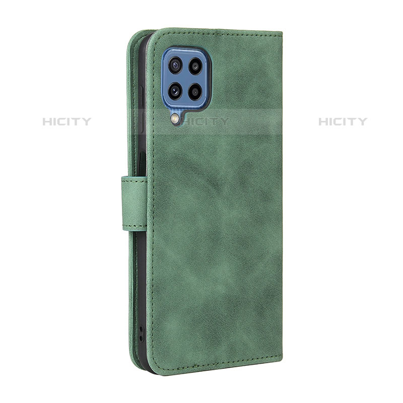 Funda de Cuero Cartera con Soporte Carcasa L12Z para Samsung Galaxy M32 4G Verde