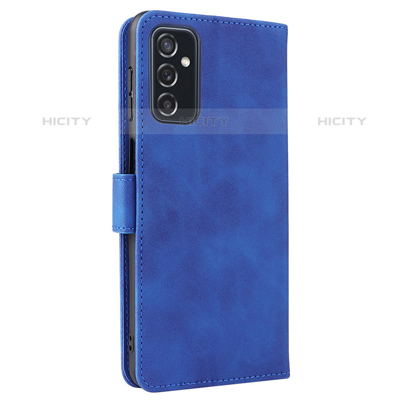 Funda de Cuero Cartera con Soporte Carcasa L12Z para Samsung Galaxy M52 5G Azul