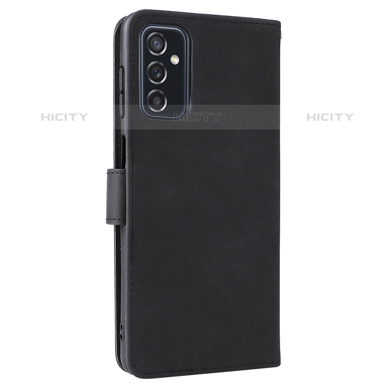 Funda de Cuero Cartera con Soporte Carcasa L12Z para Samsung Galaxy M52 5G Negro