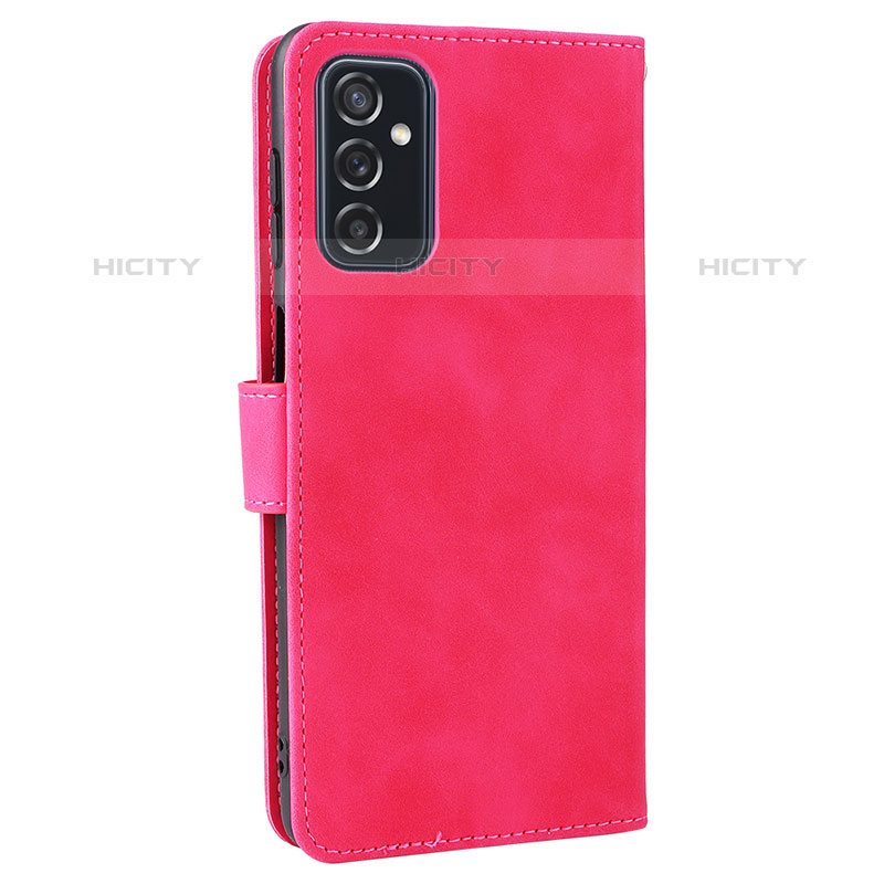 Funda de Cuero Cartera con Soporte Carcasa L12Z para Samsung Galaxy M52 5G Rosa Roja