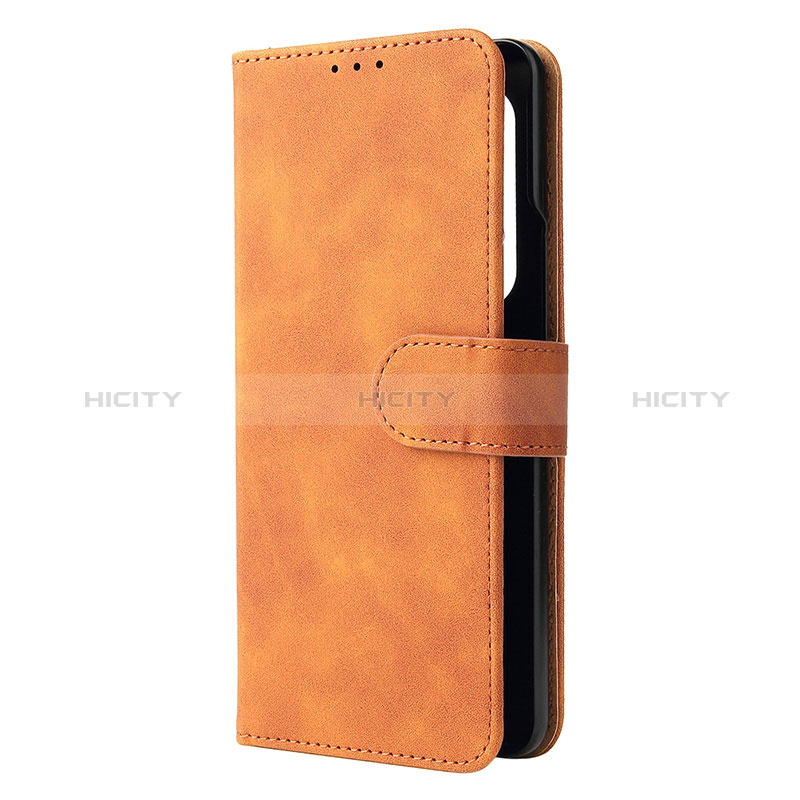 Funda de Cuero Cartera con Soporte Carcasa L12Z para Samsung Galaxy Z Fold3 5G