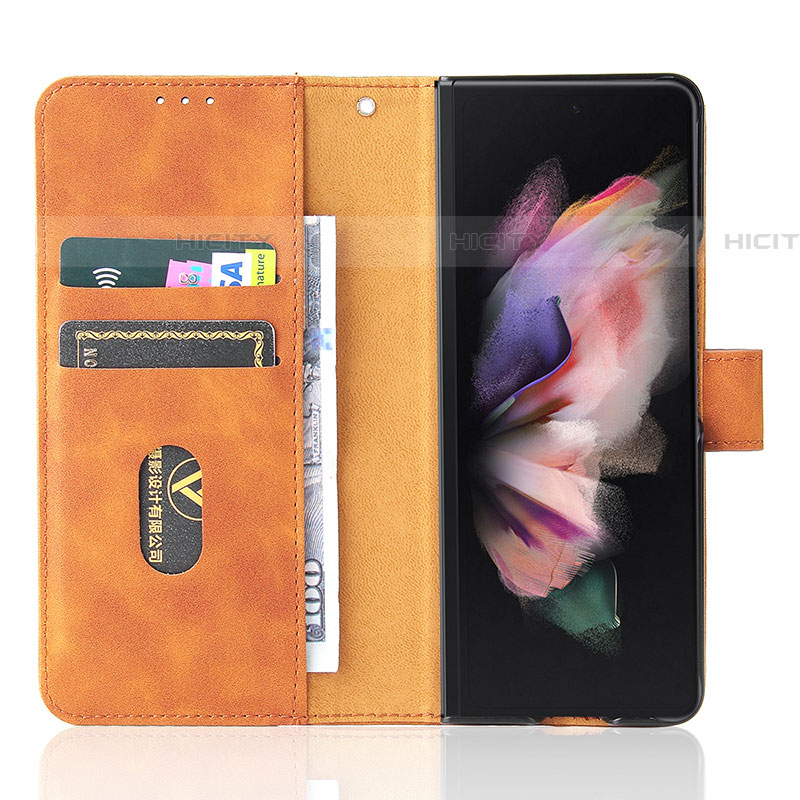 Funda de Cuero Cartera con Soporte Carcasa L12Z para Samsung Galaxy Z Fold4 5G