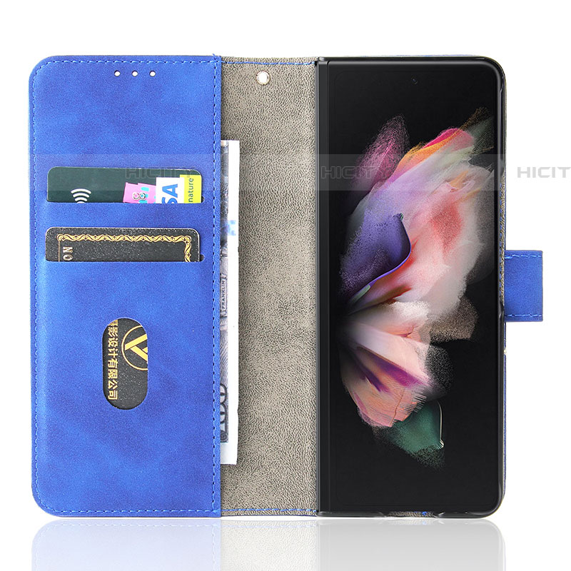 Funda de Cuero Cartera con Soporte Carcasa L12Z para Samsung Galaxy Z Fold4 5G