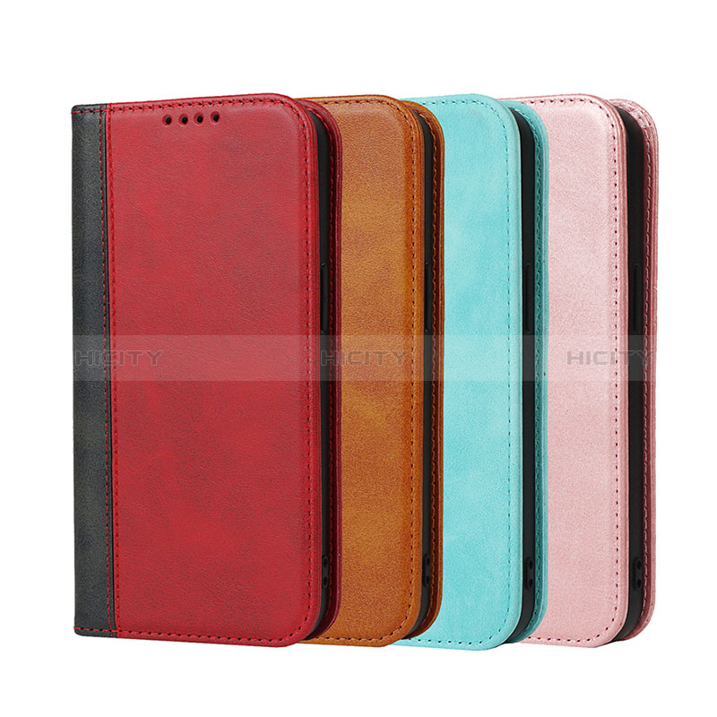 Funda de Cuero Cartera con Soporte Carcasa L13 para Apple iPhone 15