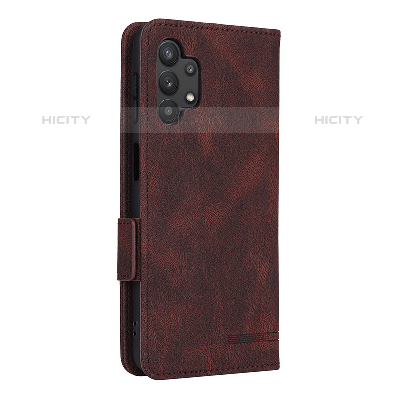 Funda de Cuero Cartera con Soporte Carcasa L13Z para Samsung Galaxy M32 5G Marron