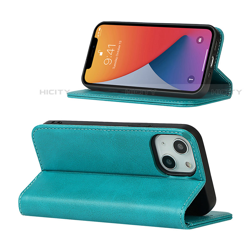 Funda de Cuero Cartera con Soporte Carcasa L14 para Apple iPhone 13 Mini