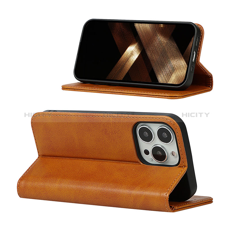 Funda de Cuero Cartera con Soporte Carcasa L14 para Apple iPhone 14 Pro