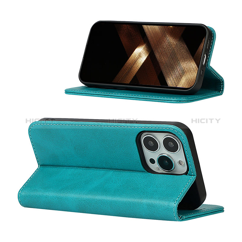 Funda de Cuero Cartera con Soporte Carcasa L14 para Apple iPhone 14 Pro Max