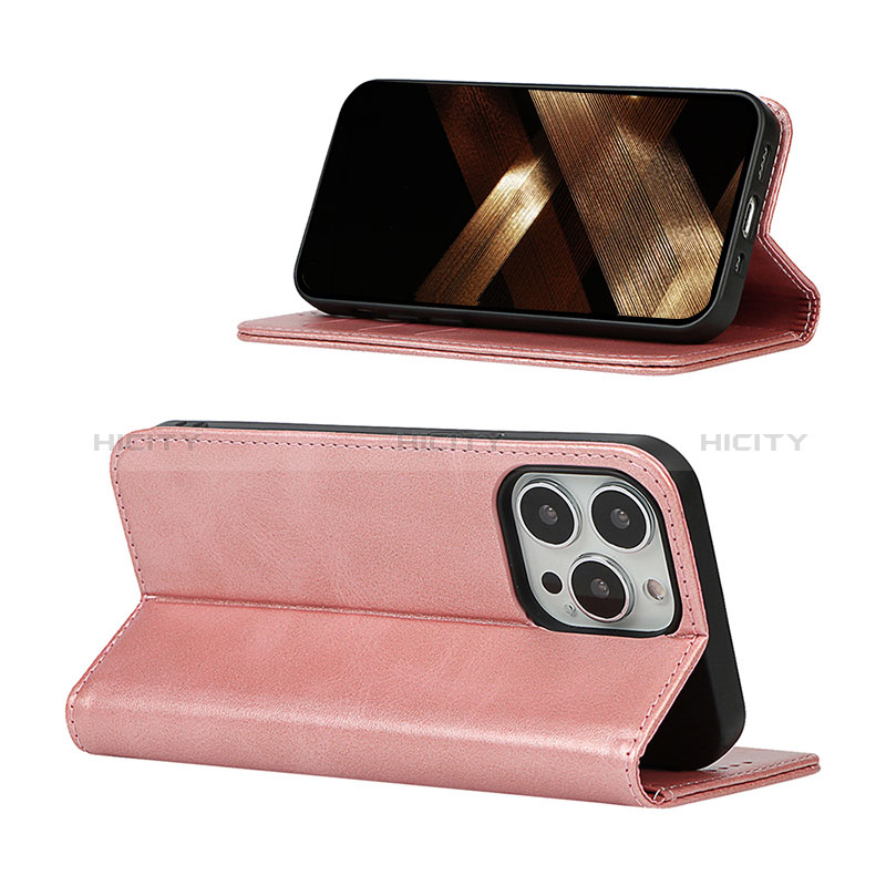 Funda de Cuero Cartera con Soporte Carcasa L14 para Apple iPhone 14 Pro Max