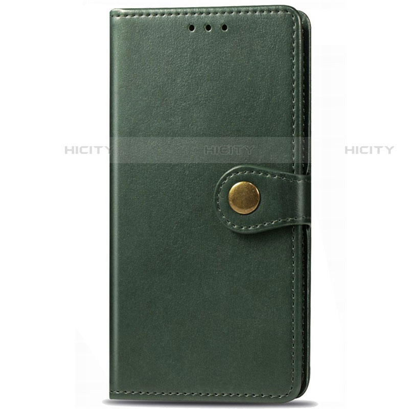 Funda de Cuero Cartera con Soporte Carcasa L14 para Huawei P Smart Pro (2019) Verde