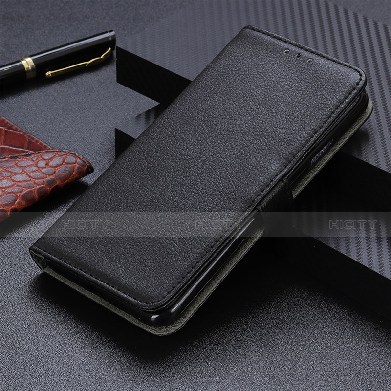 Funda de Cuero Cartera con Soporte Carcasa L14 para Oppo Find X3 Lite 5G Negro