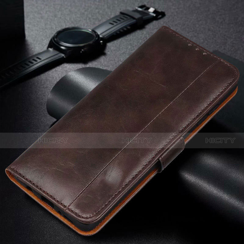 Funda de Cuero Cartera con Soporte Carcasa L14 para Samsung Galaxy M31 Marron