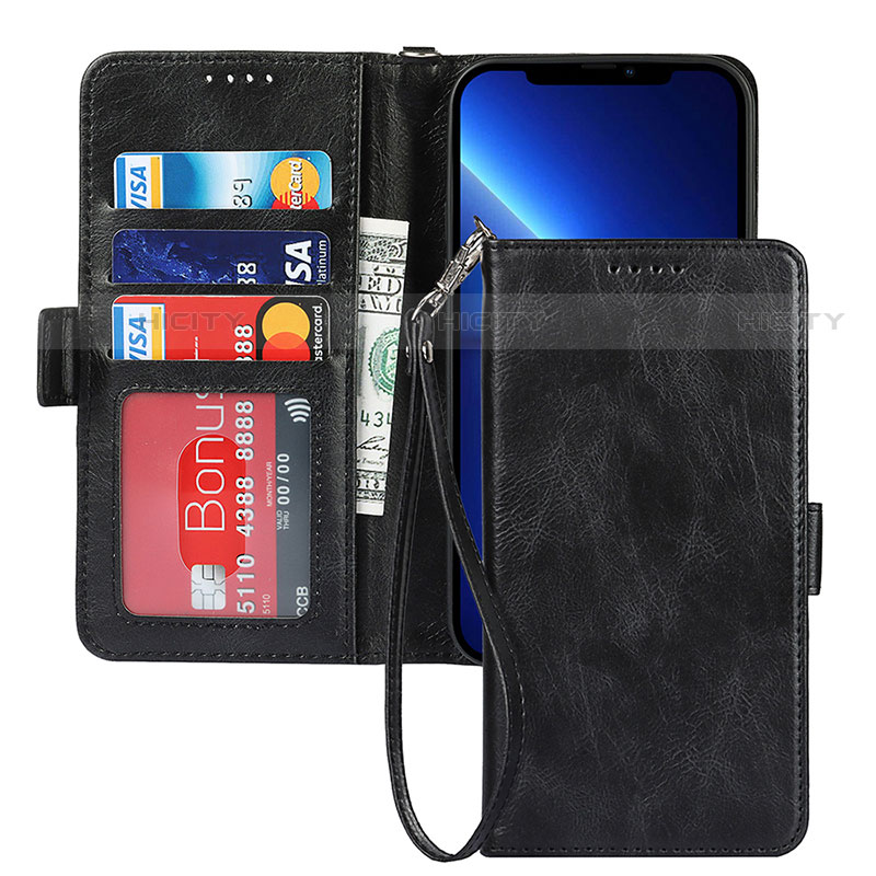 Funda de Cuero Cartera con Soporte Carcasa L15 para Apple iPhone 13