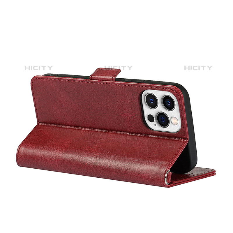 Funda de Cuero Cartera con Soporte Carcasa L15 para Apple iPhone 15 Pro