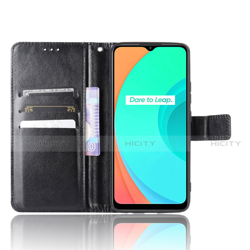 Funda de Cuero Cartera con Soporte Carcasa L15 para Realme C11