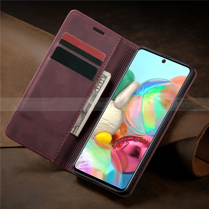 Funda de Cuero Cartera con Soporte Carcasa L15 para Samsung Galaxy A71 4G A715