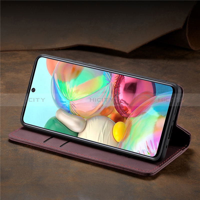 Funda de Cuero Cartera con Soporte Carcasa L15 para Samsung Galaxy A71 4G A715