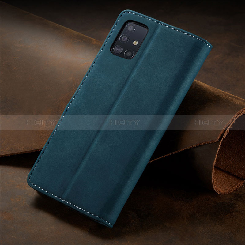 Funda de Cuero Cartera con Soporte Carcasa L15 para Samsung Galaxy A71 4G A715