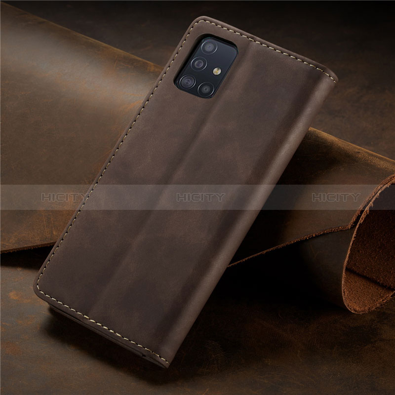 Funda de Cuero Cartera con Soporte Carcasa L15 para Samsung Galaxy A71 4G A715