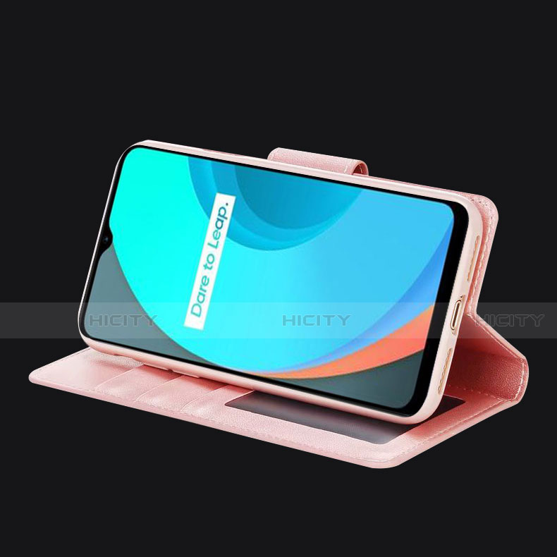 Funda de Cuero Cartera con Soporte Carcasa L16 para Realme C11