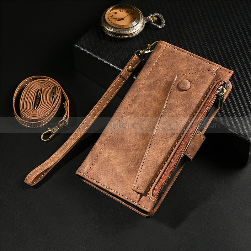 Funda de Cuero Cartera con Soporte Carcasa L17 para Apple iPhone 14 Pro