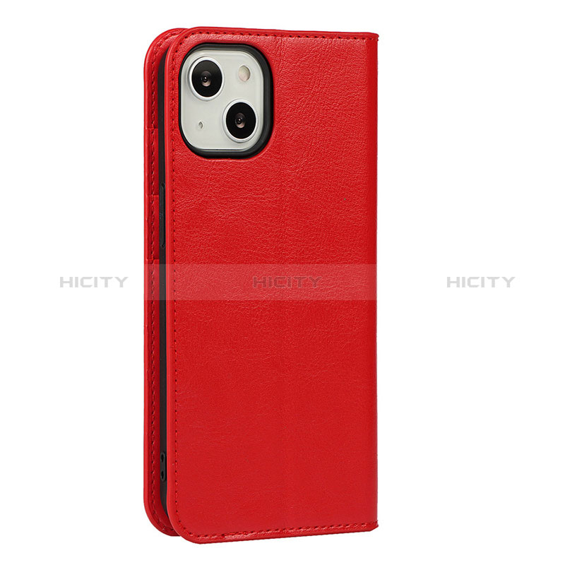 Funda de Cuero Cartera con Soporte Carcasa L17 para Apple iPhone 15 Plus