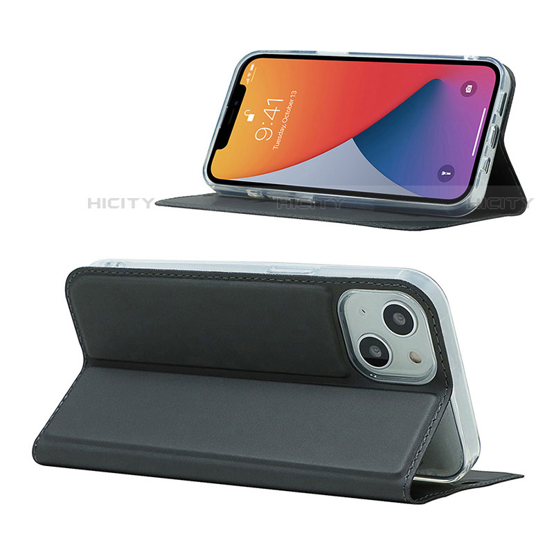 Funda de Cuero Cartera con Soporte Carcasa L18 para Apple iPhone 13