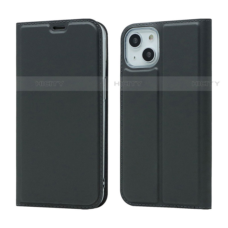 Funda de Cuero Cartera con Soporte Carcasa L18 para Apple iPhone 13 Negro