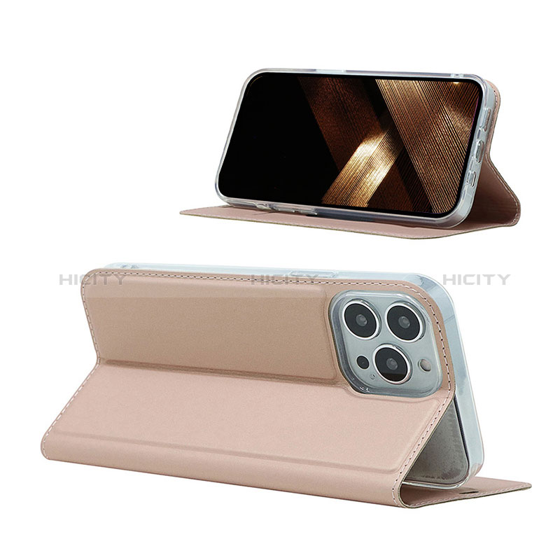 Funda de Cuero Cartera con Soporte Carcasa L18 para Apple iPhone 14 Pro