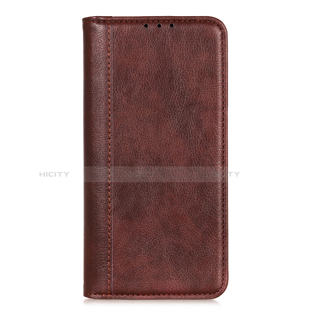 Funda de Cuero Cartera con Soporte Carcasa L18 para Realme C11 Marron