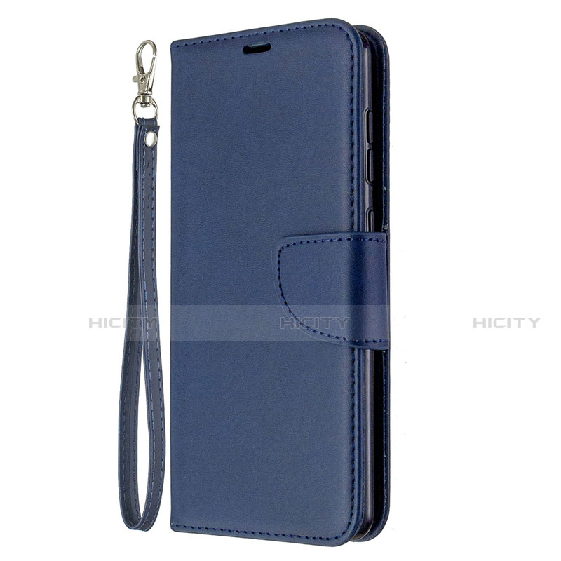 Funda de Cuero Cartera con Soporte Carcasa L18 para Samsung Galaxy A31 Azul