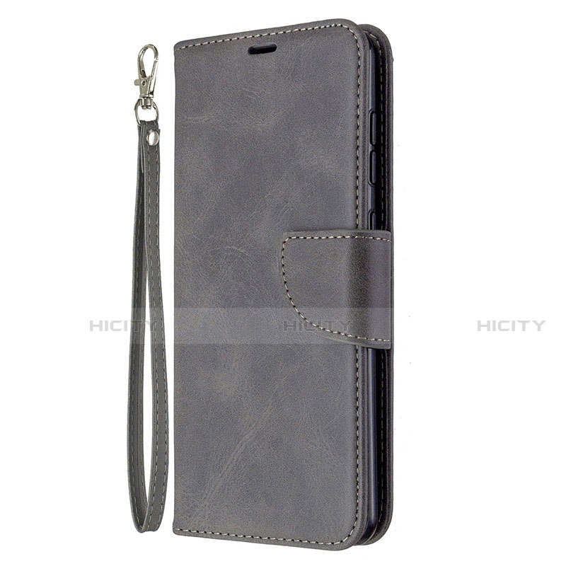 Funda de Cuero Cartera con Soporte Carcasa L18 para Samsung Galaxy A31 Gris