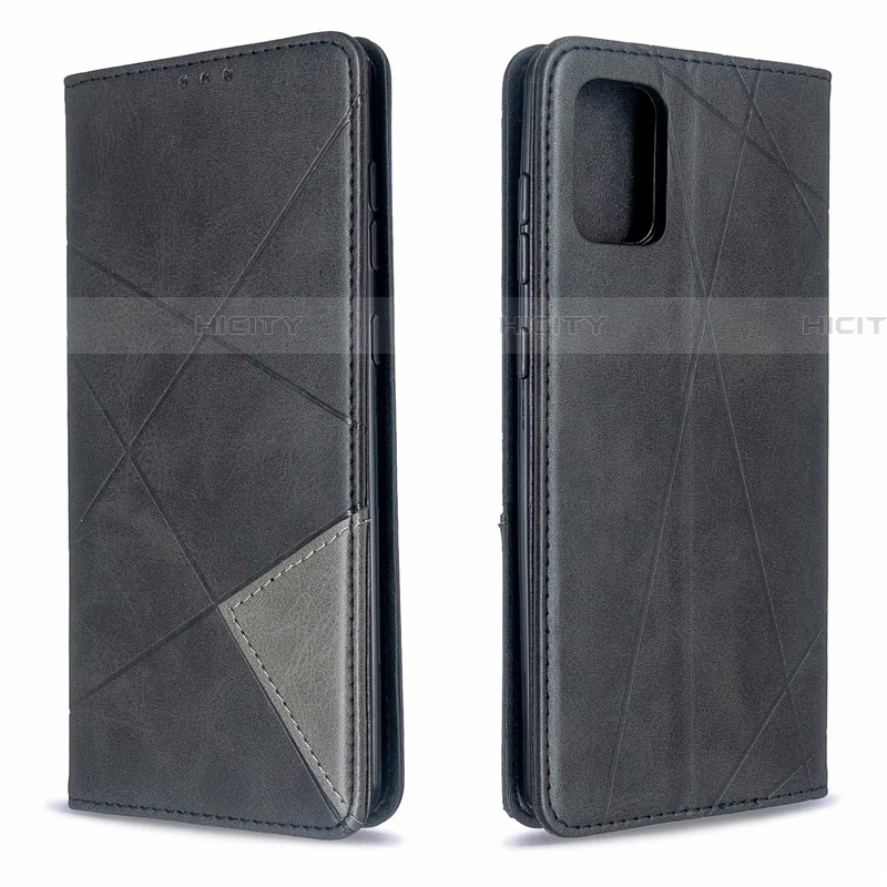 Funda de Cuero Cartera con Soporte Carcasa L18 para Samsung Galaxy A71 5G Negro