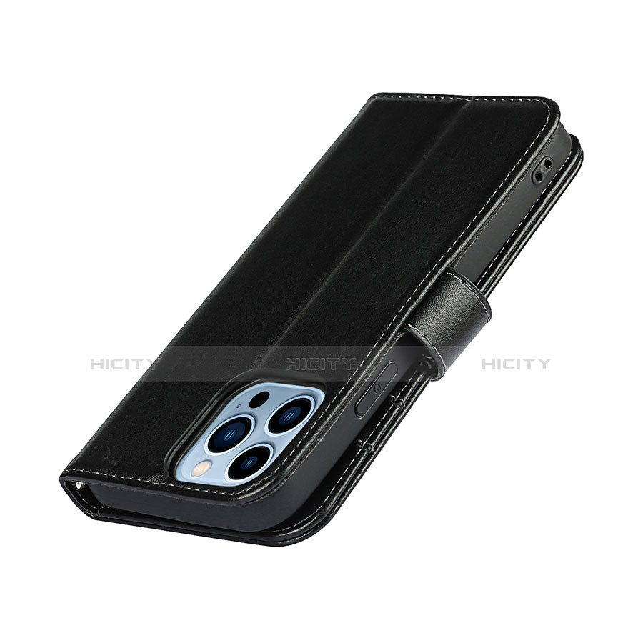 Funda de Cuero Cartera con Soporte Carcasa L19 para Apple iPhone 13 Pro