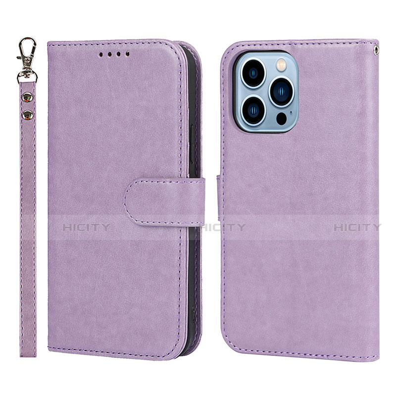 Funda de Cuero Cartera con Soporte Carcasa L19 para Apple iPhone 13 Pro