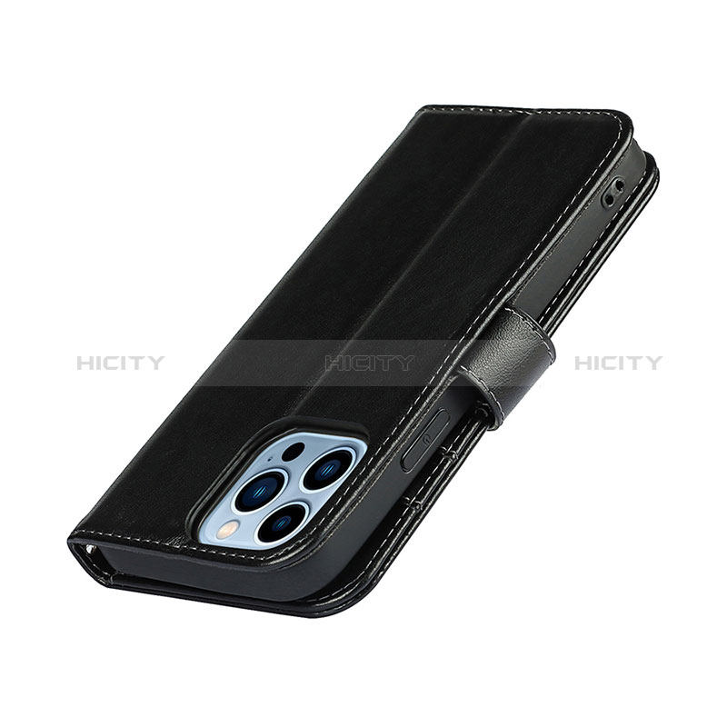 Funda de Cuero Cartera con Soporte Carcasa L19 para Apple iPhone 14 Pro