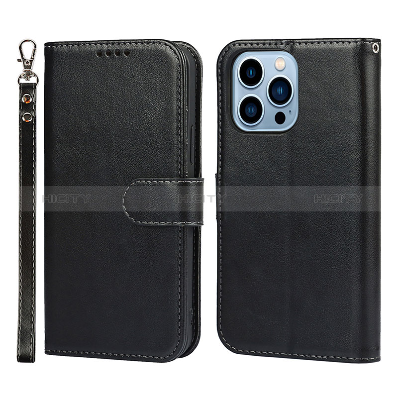 Funda de Cuero Cartera con Soporte Carcasa L19 para Apple iPhone 14 Pro