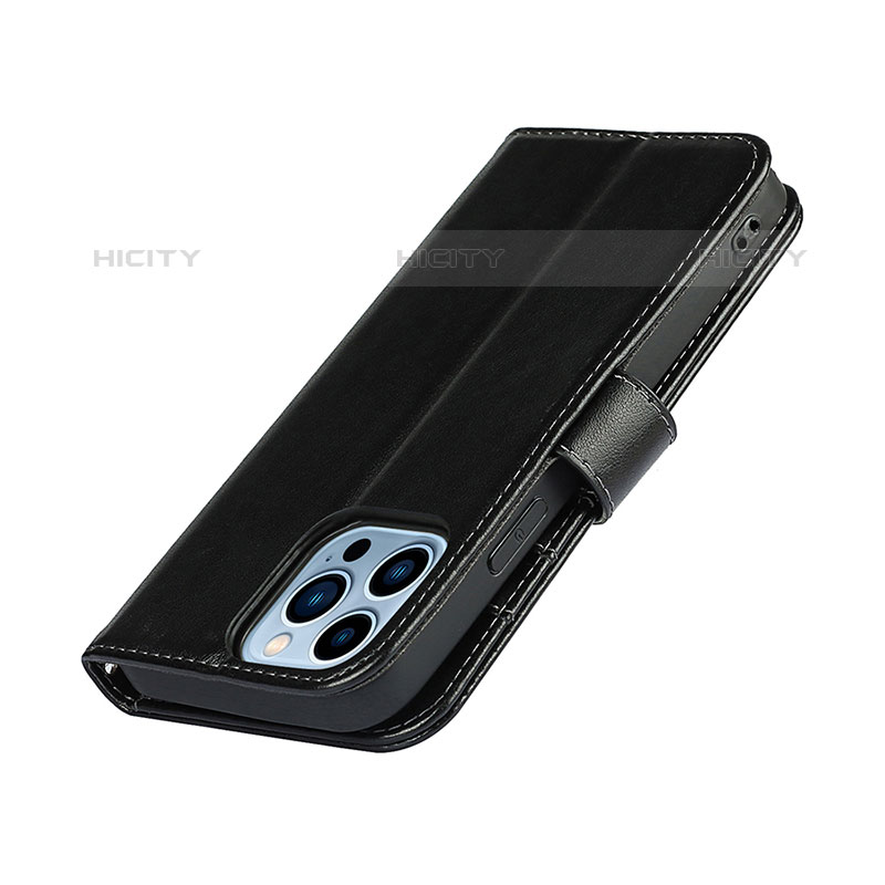 Funda de Cuero Cartera con Soporte Carcasa L19 para Apple iPhone 15 Pro